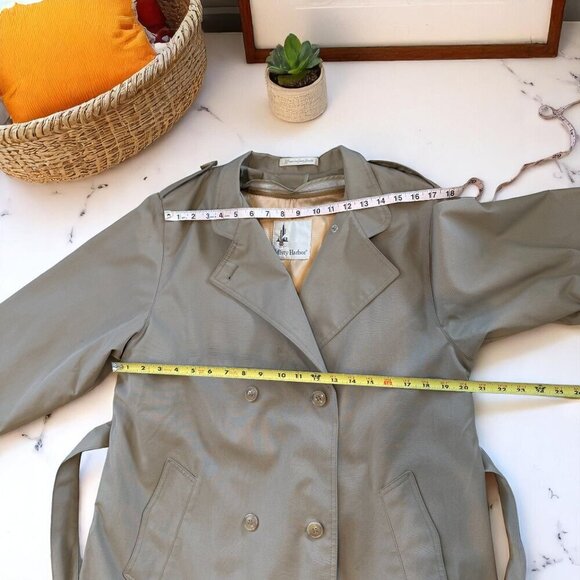Vintage Misty Harbor Trench Coat with Liner Liner Size 14 Coat Size 16 Reg - Picture 7 of 14